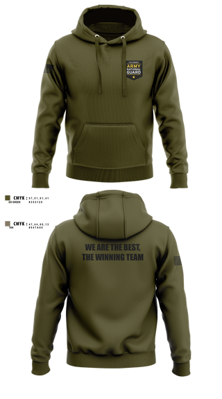 Hoodie, Recruiting and Retention Battalion, National Guard, Teamtime, Team time, sublimation, custom sports apparel, team uniforms, spirit wear, spiritwear, sports uniforms, custom shirts, team store, custom team store, fundraiser sports, apparel fundraiser