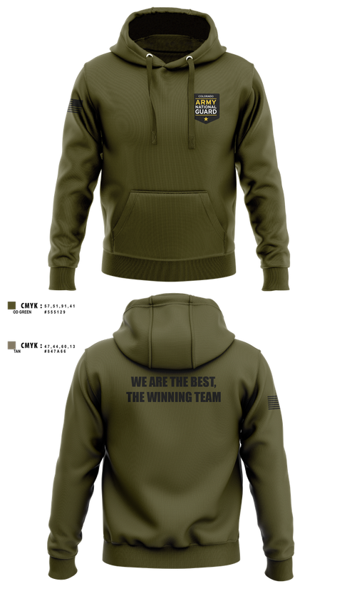 Hoodie, Recruiting and Retention Battalion, National Guard, Teamtime, Team time, sublimation, custom sports apparel, team uniforms, spirit wear, spiritwear, sports uniforms, custom shirts, team store, custom team store, fundraiser sports, apparel fundraiser