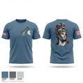 ERHS Falcons 12699181 Old School Cotton Feel Shirt - 1