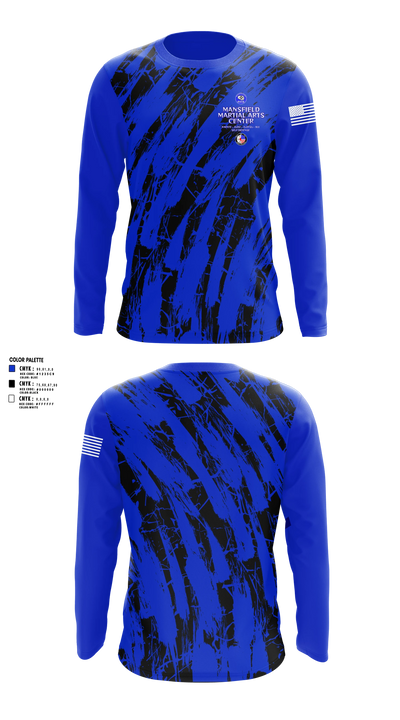 Mansfield Martial Arts Center Long Sleeve Performance Shirt 13