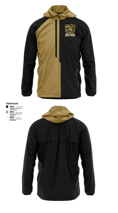 Sipsey Valley Bears 65178643 Windbreaker - 3