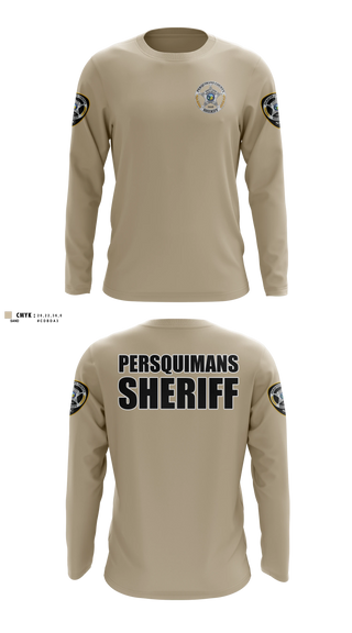 Long Sleeve Performance Shirt, Perquimans County Sheriff's Office, Police, Teamtime, Team time, sublimation, custom sports apparel, team uniforms, spirit wear, spiritwear, sports uniforms, custom shirts, team store, custom team store, fundraiser sports, apparel fundraiser