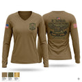 E328th 78865692 Women's Long Sleeve V-neck Shirt - 1