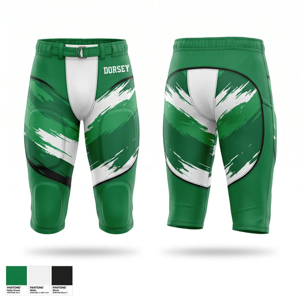 Integrated Football Pants, Dorsey, , Teamtime, Team time, sublimation, custom sports apparel, team uniforms, spirit wear, spiritwear, sports uniforms, custom shirts, team store, custom team store, fundraiser sports, apparel fundraiser
