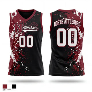 Mens Basketball Jersey, North Attleboro, Women's Basketball, Teamtime, Team time, sublimation, custom sports apparel, team uniforms, spirit wear, spiritwear, sports uniforms, custom shirts, team store, custom team store, fundraiser sports, apparel fundraiser