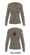 Baker 4-60 ADAR 71647290 Women's Long Sleeve V-neck Shirt - 11