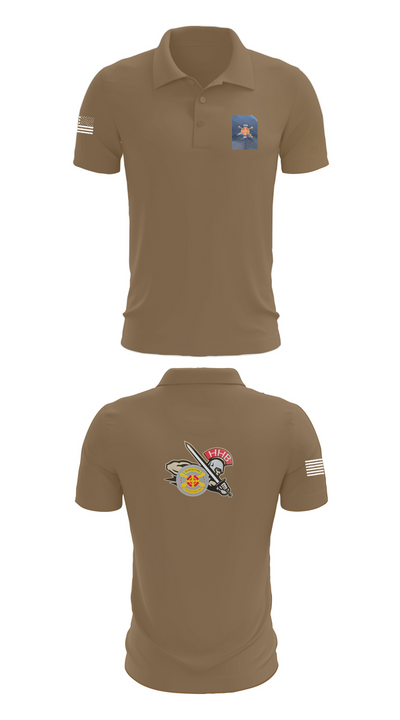 HHB, 428th Field Artillery Brigade 81466610 Short Sleeve Performance Polo - 7