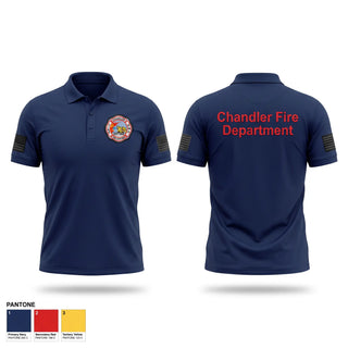 Short Sleeve Performance Polo, Chandler Fire & EMS, Fire Department, Teamtime, Team time, sublimation, custom sports apparel, team uniforms, spirit wear, spiritwear, sports uniforms, custom shirts, team store, custom team store, fundraiser sports, apparel fundraiser