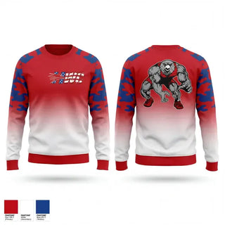 Crew Neck Sweatshirt, Hawks Wrestling Club, Wrestling, Teamtime, Team time, sublimation, custom sports apparel, team uniforms, spirit wear, spiritwear, sports uniforms, custom shirts, team store, custom team store, fundraiser sports, apparel fundraiser