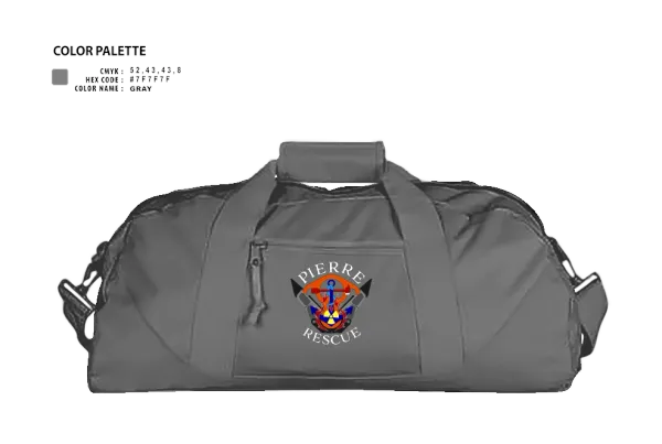 Duffle Bag, Pierre Rescue, , Teamtime, Team time, sublimation, custom sports apparel, team uniforms, spirit wear, spiritwear, sports uniforms, custom shirts, team store, custom team store, fundraiser sports, apparel fundraiser