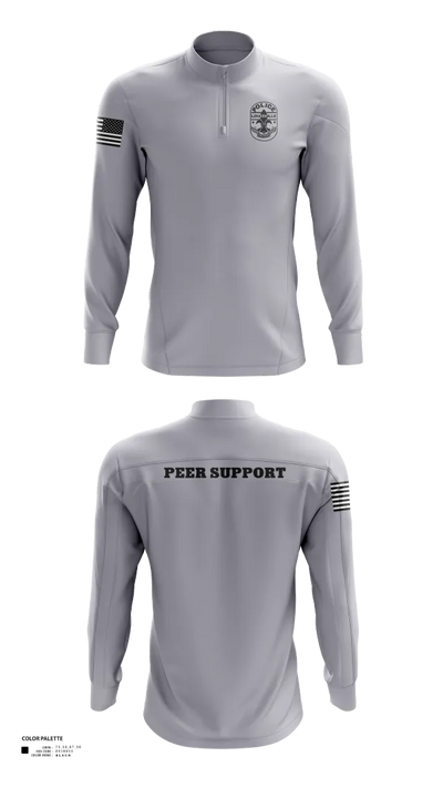 LMPD PEER SUPPORT 60613190 Quarter Zip Jacket - 51