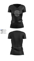 Carteret Ramblers Volleyball 93829974 Women's Short Sleeve V-neck Shirt - 3
