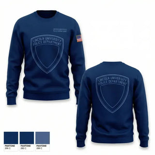 Crew Neck Sweatshirt, Lincoln University Police Department, Police, Teamtime, Team time, sublimation, custom sports apparel, team uniforms, spirit wear, spiritwear, sports uniforms, custom shirts, team store, custom team store, fundraiser sports, apparel fundraiser