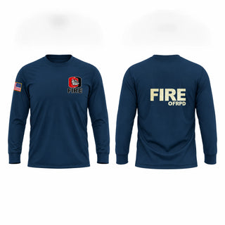 Long Sleeve Performance Shirt, Odessa Fire Rescue Protection District, Fire Department, Teamtime, Team time, sublimation, custom sports apparel, team uniforms, spirit wear, spiritwear, sports uniforms, custom shirts, team store, custom team store, fundraiser sports, apparel fundraiser