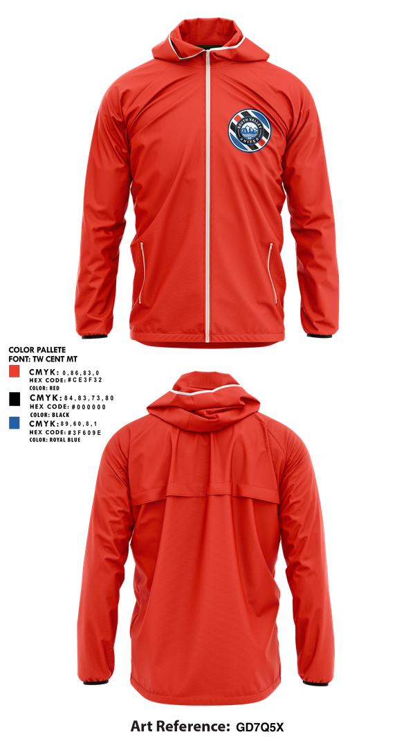 Windbreaker, South Valley United, Men's Soccer, Teamtime, Team time, sublimation, custom sports apparel, team uniforms, spirit wear, spiritwear, sports uniforms, custom shirts, team store, custom team store, fundraiser sports, apparel fundraiser