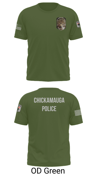 Chickamauga Police 51367773 Short Sleeve Performance Shirt - 53