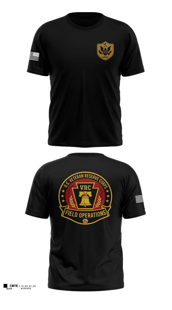 Old School Cotton Feel Shirt, 1 PA BN, Army, Teamtime, Team time, sublimation, custom sports apparel, team uniforms, spirit wear, spiritwear, sports uniforms, custom shirts, team store, custom team store, fundraiser sports, apparel fundraiser