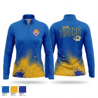 Quarter Zip Jacket, East Feliciana High School, , Teamtime, Team time, sublimation, custom sports apparel, team uniforms, spirit wear, spiritwear, sports uniforms, custom shirts, team store, custom team store, fundraiser sports, apparel fundraiser