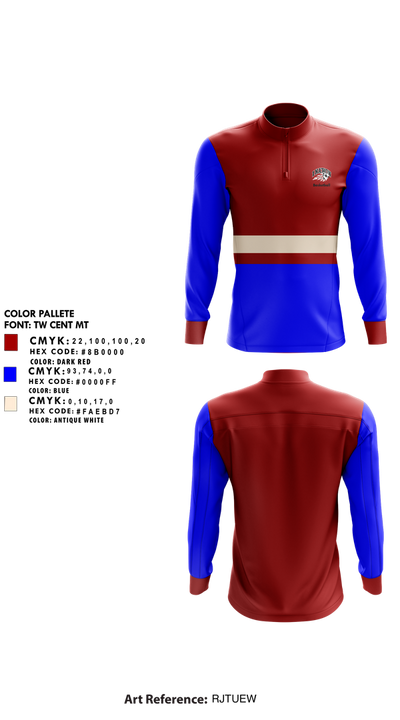 1 Nation 36404644 Quarter Zip Jacket - 1