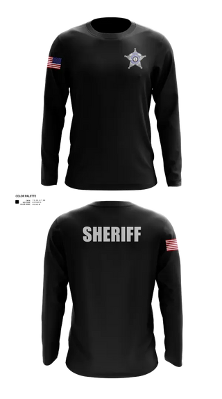 Long Sleeve Performance Shirt, Bedford County Sheriff Office, Police, Teamtime, Team time, sublimation, custom sports apparel, team uniforms, spirit wear, spiritwear, sports uniforms, custom shirts, team store, custom team store, fundraiser sports, apparel fundraiser