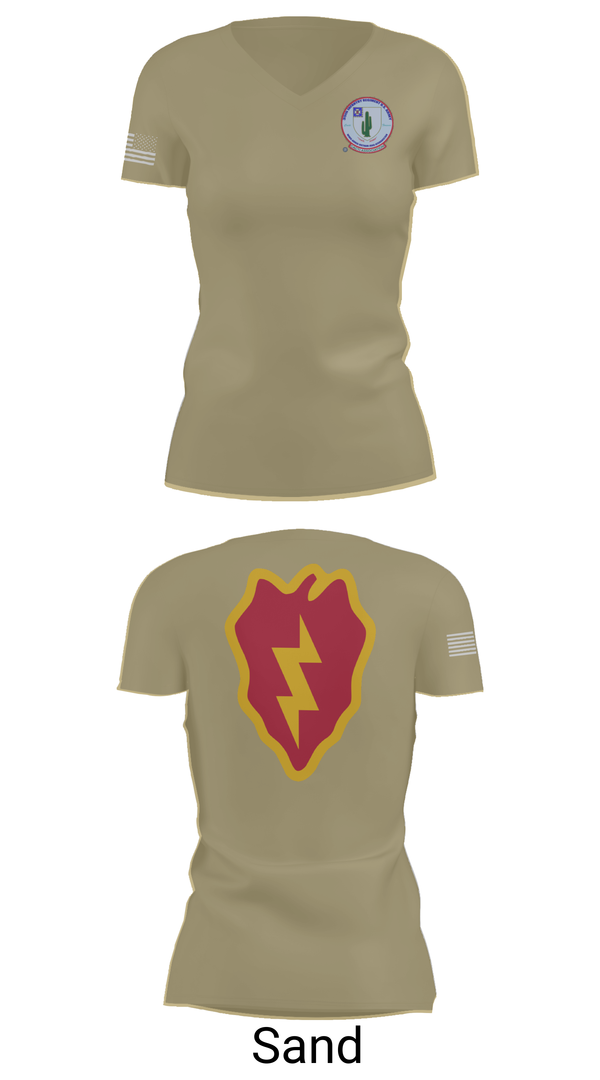 Womens Short Sleeve Vneck Shirt, 2-35 Infantry Batallion, , Teamtime, Team time, sublimation, custom sports apparel, team uniforms, spirit wear, spiritwear, sports uniforms, custom shirts, team store, custom team store, fundraiser sports, apparel fundraiser