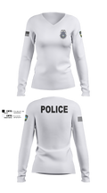Colorado Springs Police Department 84978371 Women's Long Sleeve V-neck Shirt - 101
