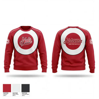 Crew Neck Sweatshirt, Tennessee Nationals, Baseball, Teamtime, Team time, sublimation, custom sports apparel, team uniforms, spirit wear, spiritwear, sports uniforms, custom shirts, team store, custom team store, fundraiser sports, apparel fundraiser