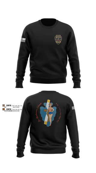 Crew Neck Sweatshirt, B Co. 1/114th polo, Army, Teamtime, Team time, sublimation, custom sports apparel, team uniforms, spirit wear, spiritwear, sports uniforms, custom shirts, team store, custom team store, fundraiser sports, apparel fundraiser