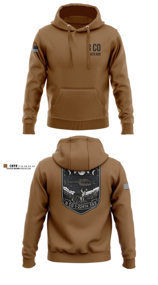 Hoodie, B Co 1-224th AVN, National Guard, Teamtime, Team time, sublimation, custom sports apparel, team uniforms, spirit wear, spiritwear, sports uniforms, custom shirts, team store, custom team store, fundraiser sports, apparel fundraiser