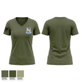 549th Military Intelligence Battalion Women's Short Sleeve V-neck Shirt - 1
