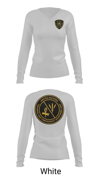 Womens Long Sleeve Vneck Shirt, Training and Emergency Response Unit, Police, Teamtime, Team time, sublimation, custom sports apparel, team uniforms, spirit wear, spiritwear, sports uniforms, custom shirts, team store, custom team store, fundraiser sports, apparel fundraiser