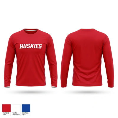 Huskies Long Sleeve Performance Shirt - 2