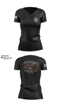 Great Notch Fire Company #4 Women's Short Sleeve V-neck Shirt - 11