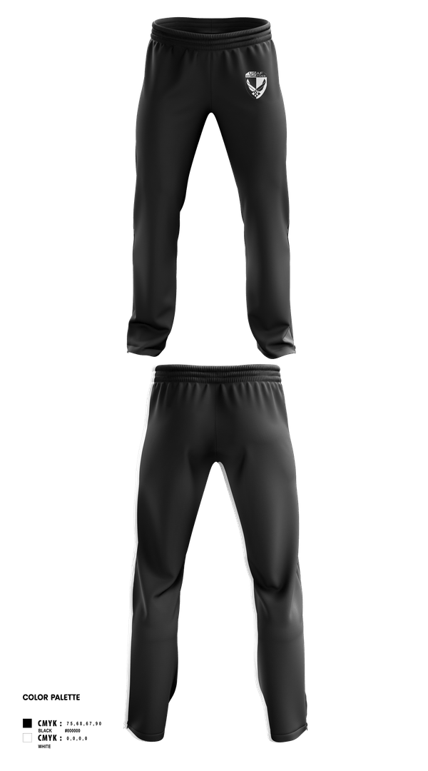 Sweatpants, 19 AW WAR Center, Air Force, Teamtime, Team time, sublimation, custom sports apparel, team uniforms, spirit wear, spiritwear, sports uniforms, custom shirts, team store, custom team store, fundraiser sports, apparel fundraiser