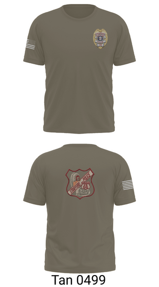 Old School Cotton Feel Shirt, Strafford Police Department, Police, Teamtime, Team time, sublimation, custom sports apparel, team uniforms, spirit wear, spiritwear, sports uniforms, custom shirts, team store, custom team store, fundraiser sports, apparel fundraiser
