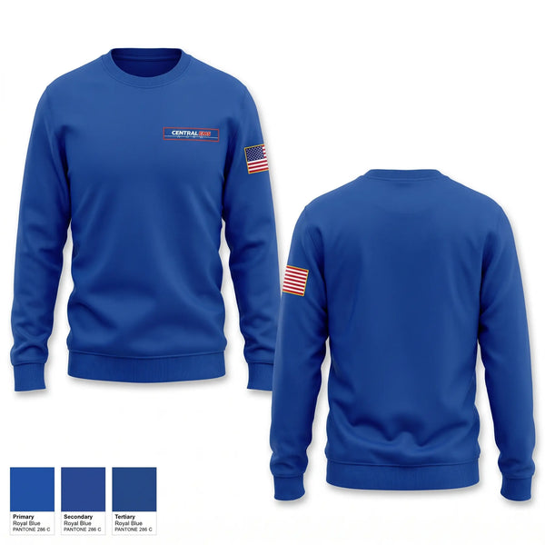 Crew Neck Sweatshirt, Central EMS, EMS/EMT, Teamtime, Team time, sublimation, custom sports apparel, team uniforms, spirit wear, spiritwear, sports uniforms, custom shirts, team store, custom team store, fundraiser sports, apparel fundraiser