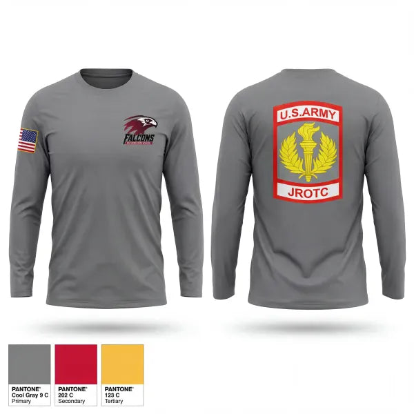 Long Sleeve Performance Shirt, Van Horn JROTC, Army, Teamtime, Team time, sublimation, custom sports apparel, team uniforms, spirit wear, spiritwear, sports uniforms, custom shirts, team store, custom team store, fundraiser sports, apparel fundraiser