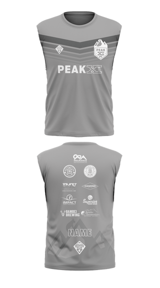 Sleeveless Performance Shirt, Oliver's Wolf Pack Hunts CancerShadow Ridge MS Staff, Cycling, Teamtime, Team time, sublimation, custom sports apparel, team uniforms, spirit wear, spiritwear, sports uniforms, custom shirts, team store, custom team store, fundraiser sports, apparel fundraiser