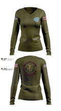 150th Electromagnetic Warfare Squadron 66679137 Women's Long Sleeve V-neck Shirt - 3