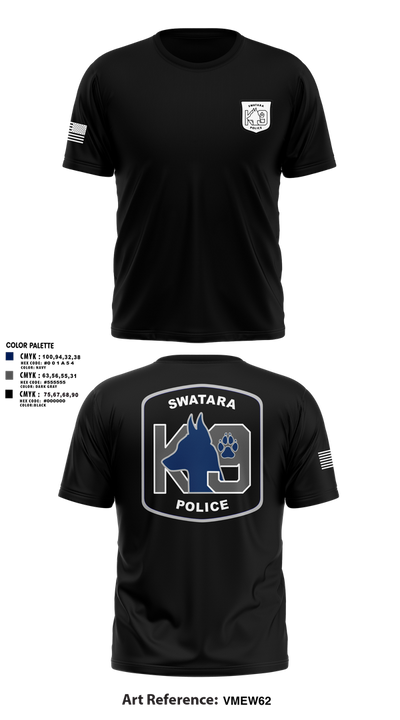 Swatara K9 68594895 Short Sleeve Performance Shirt - 3