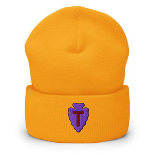 36th Infantry Division A Co 1-141 Cuffed Beanie | Yupoong 1501KC