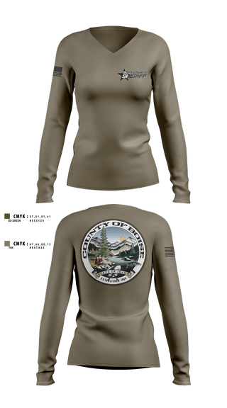 Womens Long Sleeve Vneck Shirt, team name, Police, Teamtime, Team time, sublimation, custom sports apparel, team uniforms, spirit wear, spiritwear, sports uniforms, custom shirts, team store, custom team store, fundraiser sports, apparel fundraiser