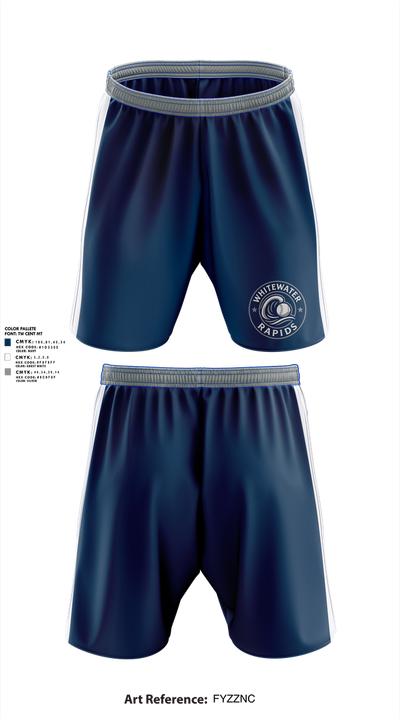 Whitewater Rapids 50763758 Athletic Shorts With Pockets - 1