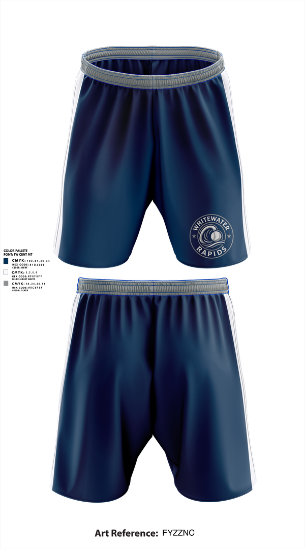 Athletic Shorts With Pockets, Whitewater Rapids, Baseball, Teamtime, Team time, sublimation, custom sports apparel, team uniforms, spirit wear, spiritwear, sports uniforms, custom shirts, team store, custom team store, fundraiser sports, apparel fundraiser