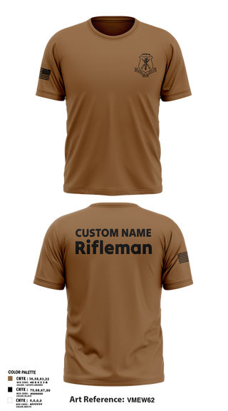 Old School Cotton Feel Shirt, Pershing Rifles, Army, Teamtime, Team time, sublimation, custom sports apparel, team uniforms, spirit wear, spiritwear, sports uniforms, custom shirts, team store, custom team store, fundraiser sports, apparel fundraiser