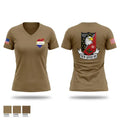 NRB 21376179 Women's Short Sleeve V-neck Shirt - 1