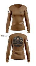 CTF D-2 Women's Long Sleeve V-neck Shirt - 13