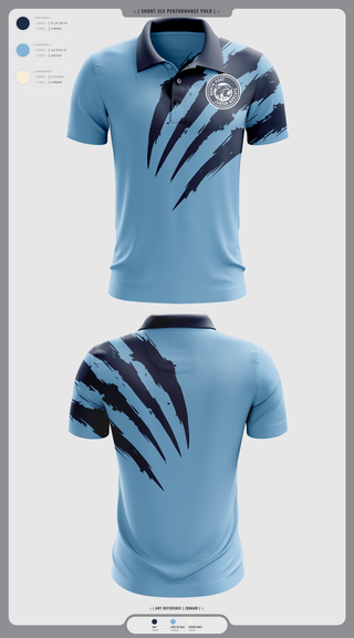 Short Sleeve Performance Polo, North Port Jr Bobcats, , Teamtime, Team time, sublimation, custom sports apparel, team uniforms, spirit wear, spiritwear, sports uniforms, custom shirts, team store, custom team store, fundraiser sports, apparel fundraiser