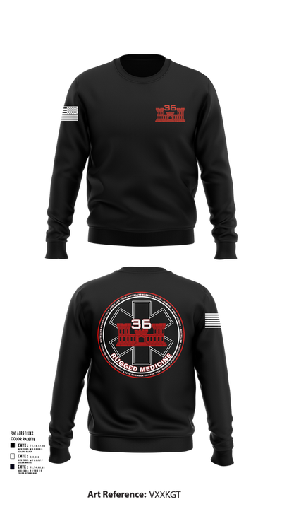 36 Engineer Brigade 21173189 Crew Neck Sweatshirt - 102