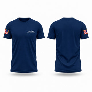 Old School Cotton Feel Shirt, Sebastopol Police Department, Police, Teamtime, Team time, sublimation, custom sports apparel, team uniforms, spirit wear, spiritwear, sports uniforms, custom shirts, team store, custom team store, fundraiser sports, apparel fundraiser